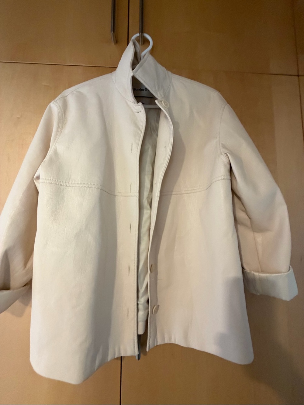 Babaton Women’s Cream Short Coat Jacket